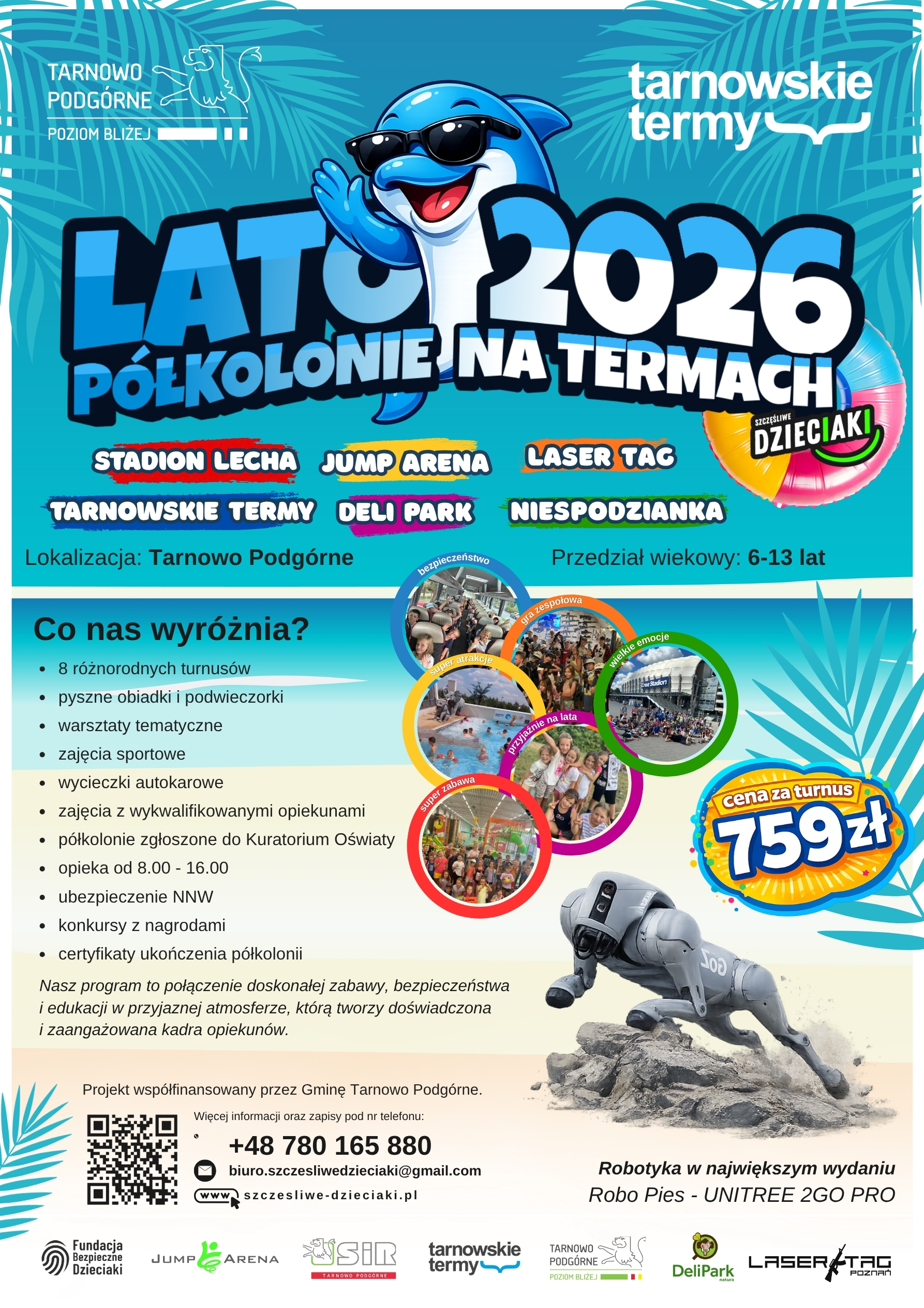 Półkolonie Letnie 2026 w Tarnowie Podgórnym