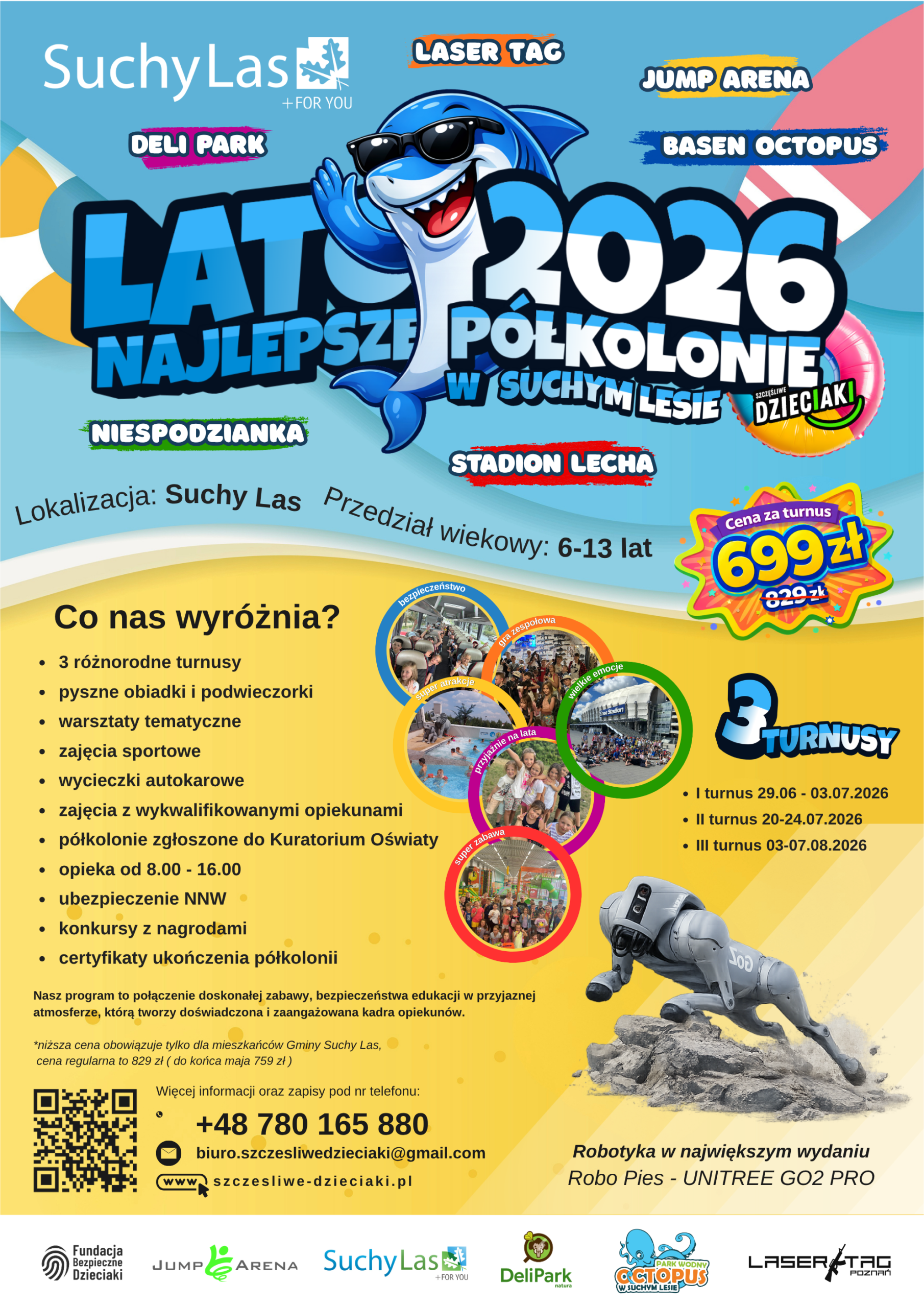 Półkolonie Letnie w Suchym Lesie 2026