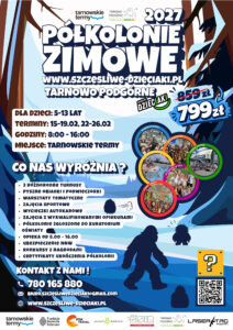 Read more about the article Półkolonie zimowe 2027 w Tarnowie Podgórnym – ferie pełne przygód!